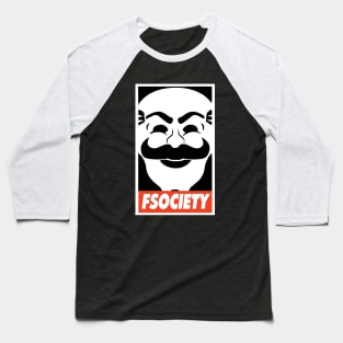 FSOCIETY - Logo Baseball T-Shirt